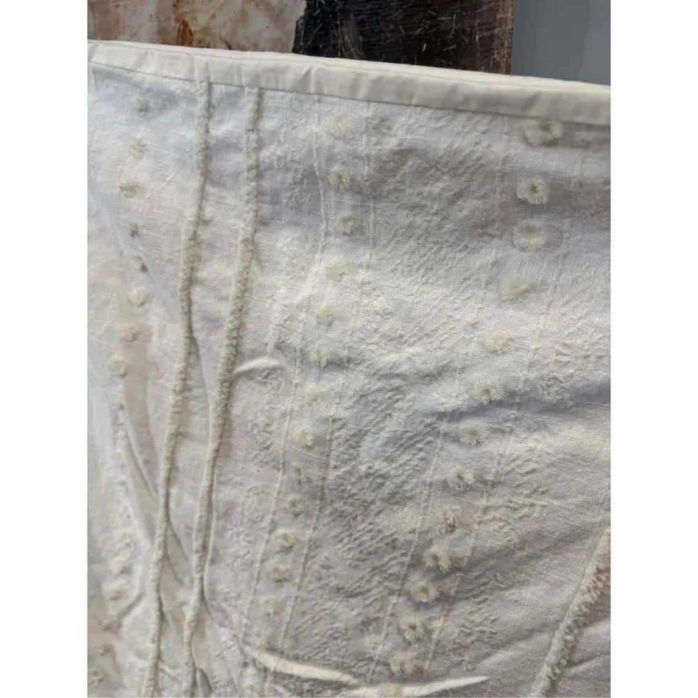 New Anthropologie Embroidered Livia Duvet Cover size Twin